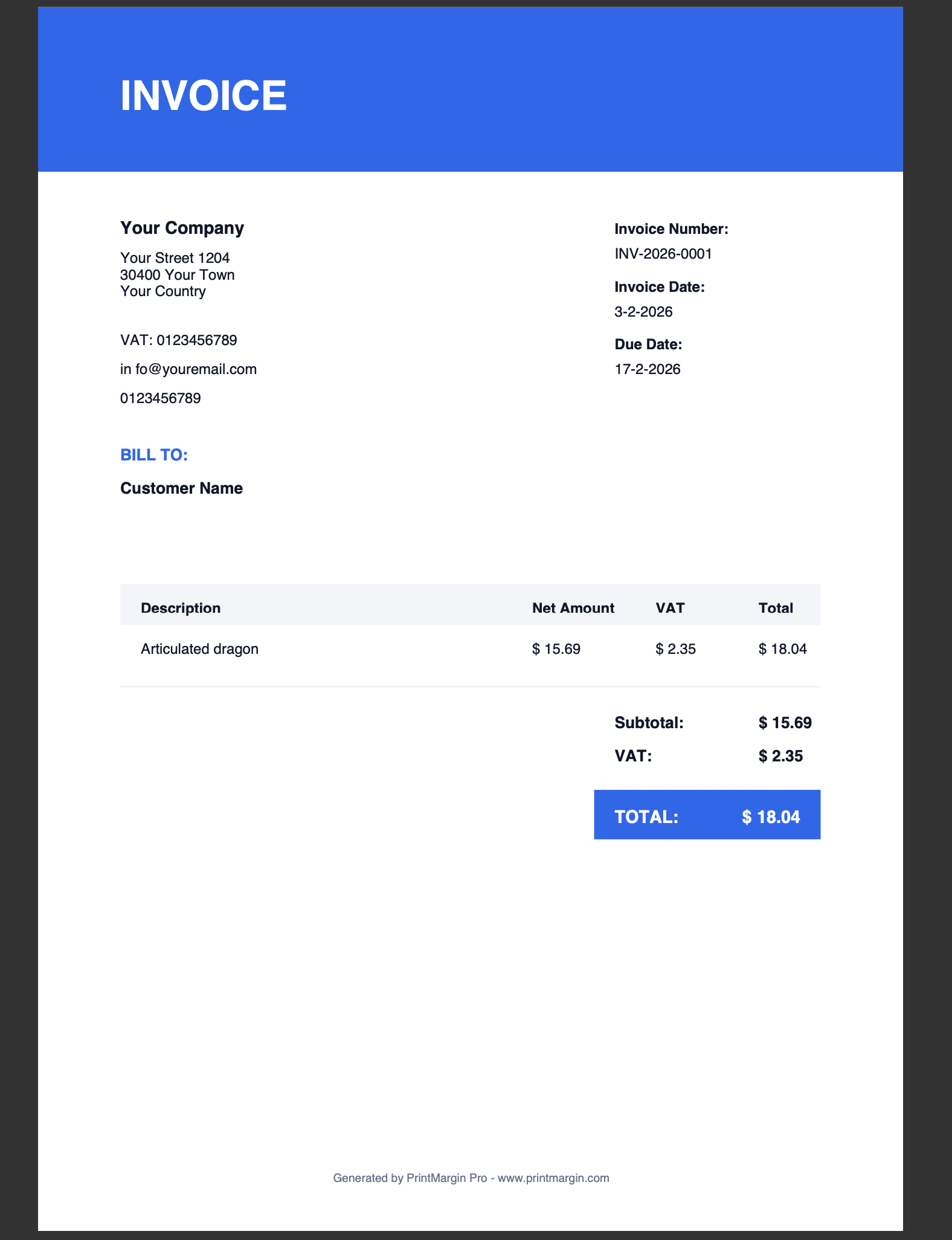 Invoice Generator